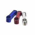 CNC Machining 10mm M10 Aluminum Anodized Motorcycle Handlebar Mount Mirror Riser Adapters